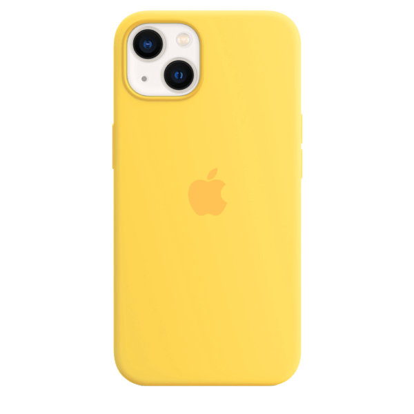 Силиконов Кейс за Apple iPhone 13 Mini, Жълт