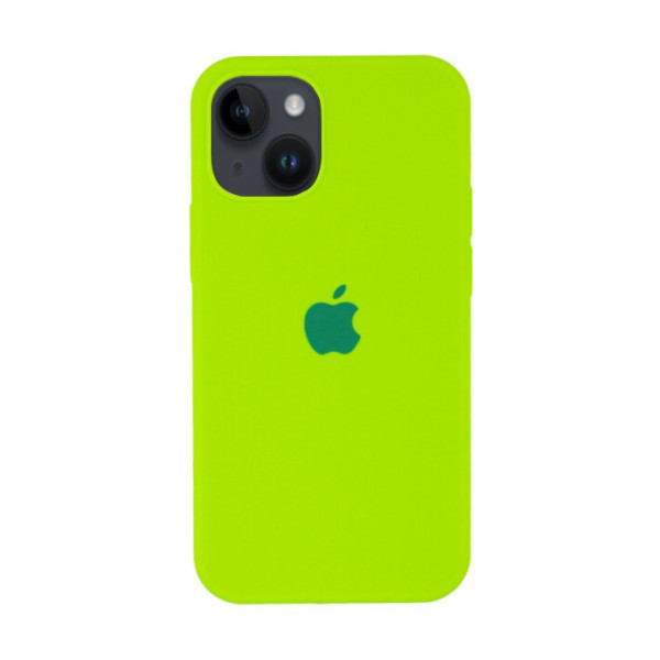 Силиконов Кейс за Apple iPhone 14, Неоново зелен