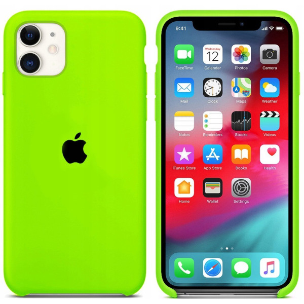 Силиконов Кейс за Apple iPhone 12, Зелен