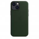 Кожен Кейс за Apple iPhone 13, MagSafe, Тъмнозелен