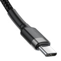 Кабел за Зареждане Baseus CATKLF-GG1, USB Type-C, 3A Max, Черен