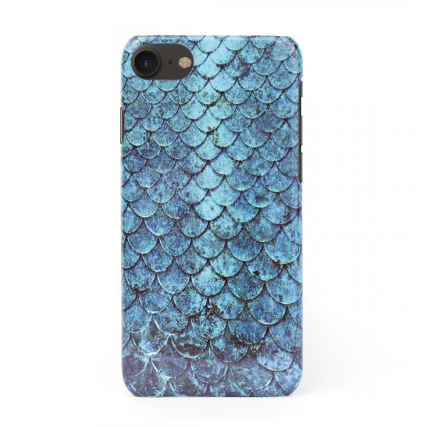 3D твърд кейс/калъф в дизайн Blue Mermaid за iPhone 7, 3D гел покритие, Case