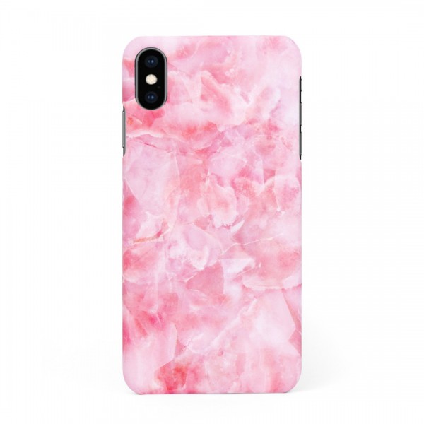 Твърд кейс/калъф в дизайн Pink Marble за iPhone XS, Case, Уникален Дизайн