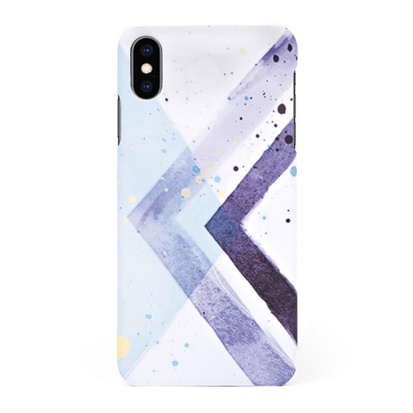 Твърд кейс/калъф в дизайн Colorful Triangles за iPhone XS, Case, Уникален Дизайн