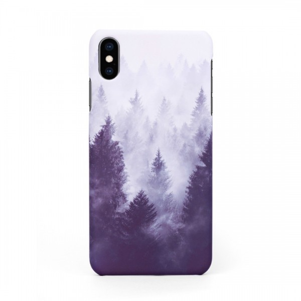 Твърд кейс/калъф в дизайн Foggy Forest за iPhone XS Max, Case, Уникален Дизайн
