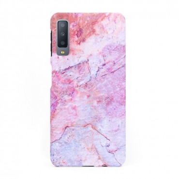 Кейс/калъф в дизайн Colorful Marble за Samsung Galaxy A7 (2018), Твърд, Case, Уникален дизайн