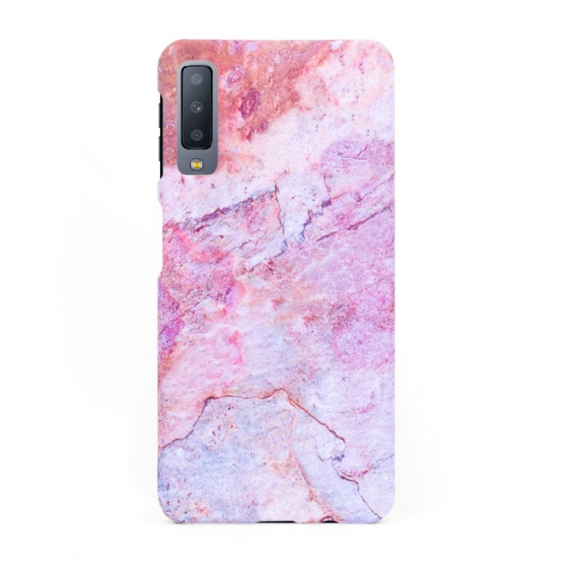 Кейс/калъф в дизайн Colorful Marble за Samsung Galaxy A7 (2018), Твърд, Case, Уникален дизайн