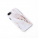Луксозен кейс/калъф в дизайн White Marble with Gold Threads за iPhone 7, Tвърд, Case