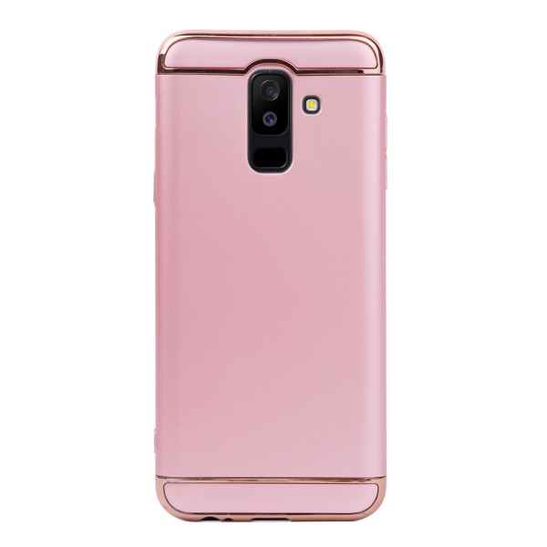 Луксозен кейс/калъф от 3 части за Samsung Galaxy A6 Plus (2018), Case, Твърд, Розово злато