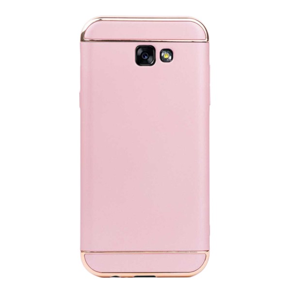 Луксозен кейс/калъф от 3 части за Samsung Galaxy A7 (2017), Case, Твърд, Розово злато