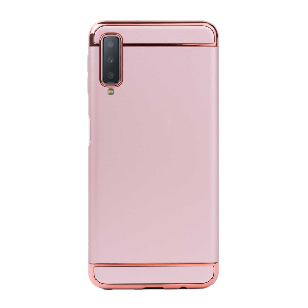 Луксозен кейс/калъф от 3 части за Samsung Galaxy A7 (2018), Case, Твърд, Розово злато