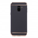Луксозен кейс/калъф от 3 части за Samsung Galaxy A8 Plus (2018), Case, Твърд, Черен