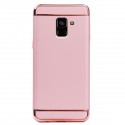 Луксозен кейс/калъф от 3 части за Samsung Galaxy A8 Plus (2018), Case, Твърд, Розово злато
