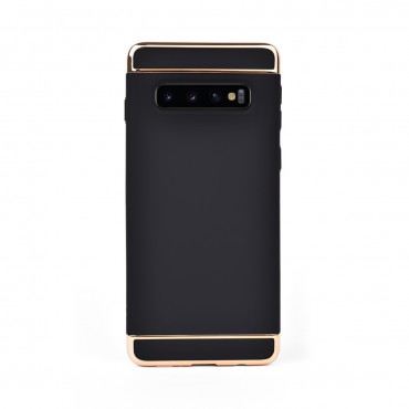 Луксозен кейс/калъф от 3 части за Samsung Galaxy S10, Case, Твърд, Черен