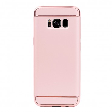 Луксозен кейс/калъф от 3 части за Samsung Galaxy S8, Case, Твърд, Розово злато