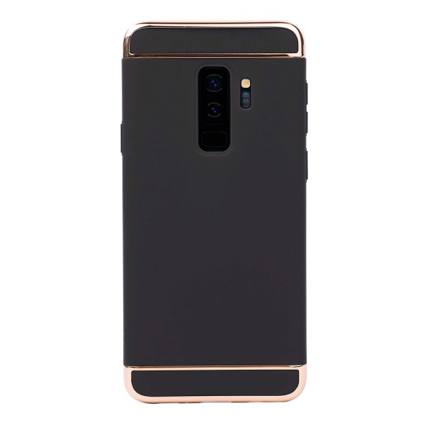 Луксозен кейс/калъф от 3 части за Samsung Galaxy S9 Plus, Case, Твърд, Черен