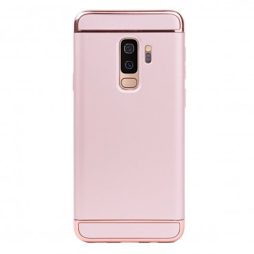 Луксозен кейс/калъф от 3 части за Samsung Galaxy S9 Plus, Case, Твърд, Розово злато