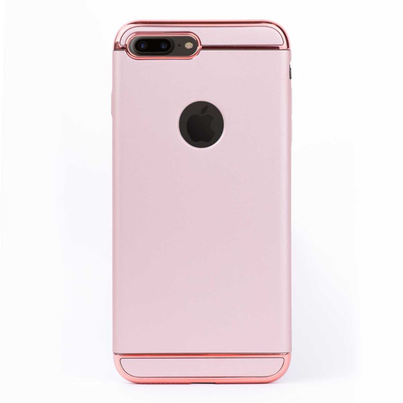 Луксозен кейс/калъф от 3 части за iPhone 8 Plus, Case, Твърд, Розово злато
