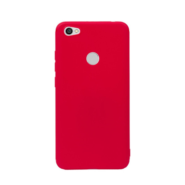 Цветен силиконов кейс/гръб за Xiaomi Redmi Note 5A Prime, Мек, Червен