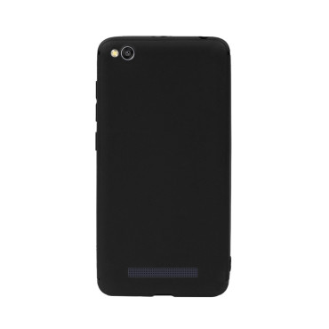 Цветен силиконов кейс/гръб за Xiaomi Redmi 4A, Мек, Черен