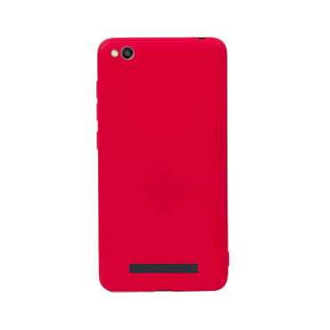 Цветен силиконов кейс/гръб за Xiaomi Redmi 4A, Мек, Червен