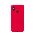 Цветен силиконов кейс/гръб за Xiaomi Mi 8, Мек, Червен