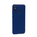 Цветен силиконов кейс/гръб за Xiaomi Mi 8, Мек, Син