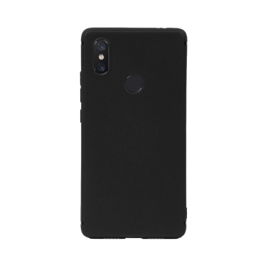 Цветен силиконов кейс/гръб за Xiaomi Mi 8SE, Мек, Черен