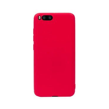 Цветен силиконов кейс/гръб за Xiaomi Mi 6, Мек, Червен