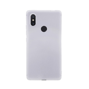 Цветен силиконов кейс/гръб за Xiaomi Mi 8SE, Мек, Бял