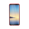 Магнитен 360° калъф от 2 части за Samsung Galaxy Note 8 със стъкло отпред и отзад, Червен