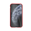 Магнитен 360° калъф от 2 части за iPhone 11 Pro със стъкло отпред и отзад, Червен