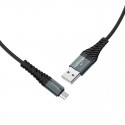 Кабел за зареждане HOCO X38, Micro USB, Черен