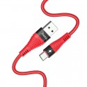 Кабел за зареждане HOCO U53, Micro USB, 4A, Червен