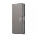 Луксозен кожен флип калъф/тип тефтер за Samsung Galaxy Note 10, LC.IMEEKE, Сив