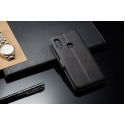 Луксозен кожен флип калъф/тип тефтер за Xiaomi Redmi 6 Pro, LC.IMEEKE, Черен