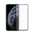 9D цялостен стъклен протектор за iPhone 11 Pro, Hicute, Цяло лепило, Черен