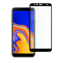9D цялостен стъклен протектор за Samsung Galaxy J4 Plus (2018), Hicute, Цяло лепило, Черен
