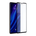 9D цялостен стъклен протектор за Huawei P30, Hicute, Цяло лепило, Черен