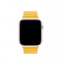 Leather loop каишка за Apple Watch 38мм, Жълта