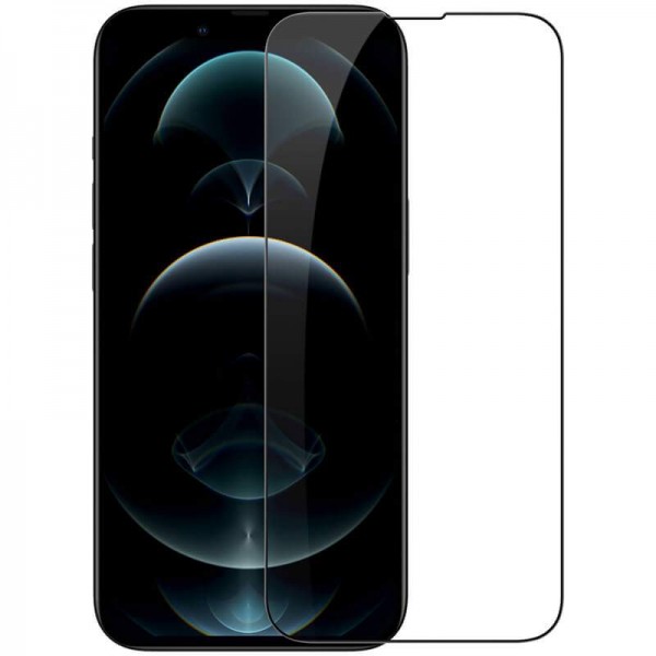 Стъклен Протектор за Apple iPhone 13 Pro, Черен