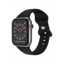 Силиконова каишка Apple Watch 38мм, Черна