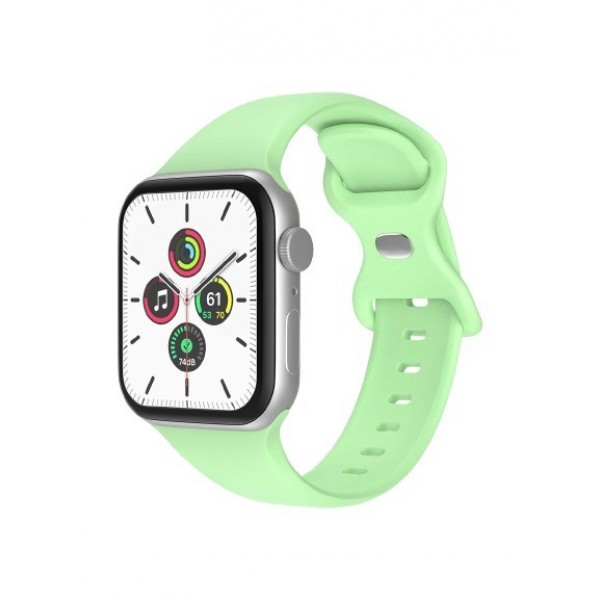 Силиконова каишка Apple Watch 38мм, Светлозелена