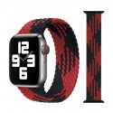 Текстилна каишка за Apple Watch 44мм, Черна/Червена