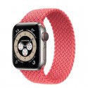 Текстилна каишка за Apple Watch 44мм, Розова