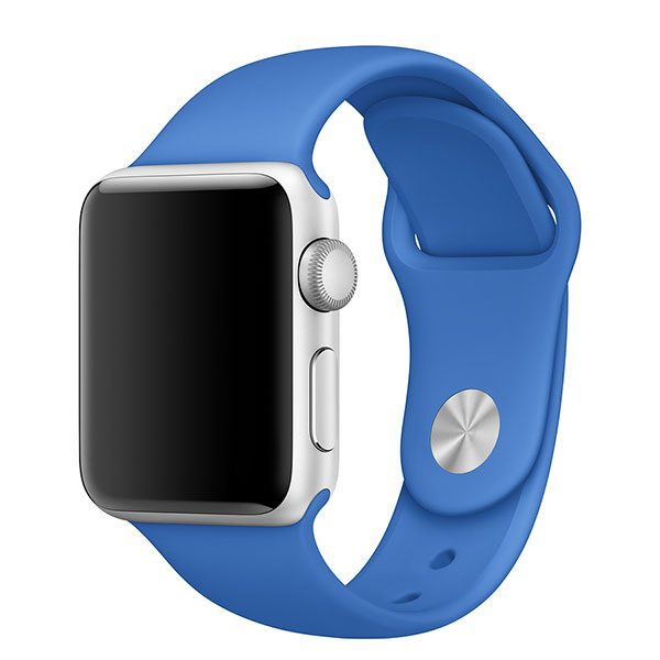 Силиконова каишка Apple Watch 40мм, Синя