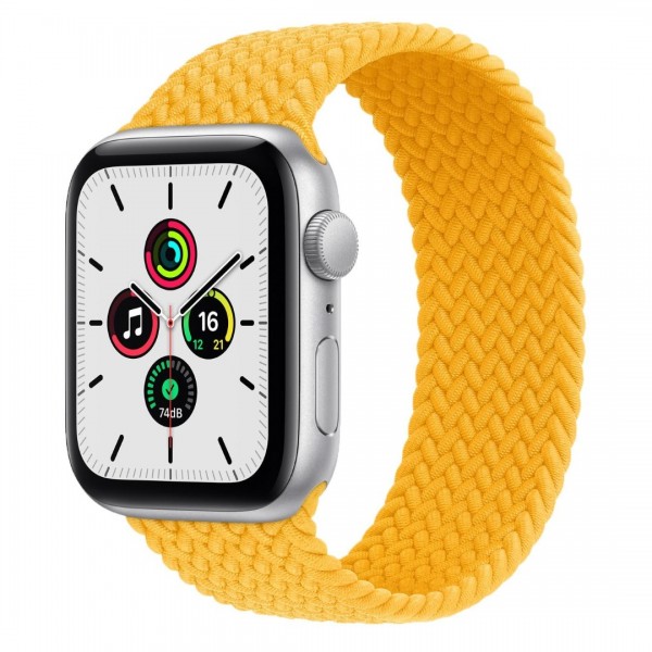 Текстилна каишка за Apple Watch 38мм, Жълта