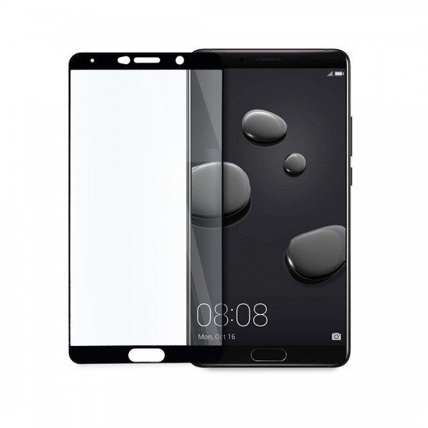 Стъклен Протектор за Huawei Mate 10, Черен