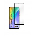 Стъклен Протектор за Huawei Y6p, Черен