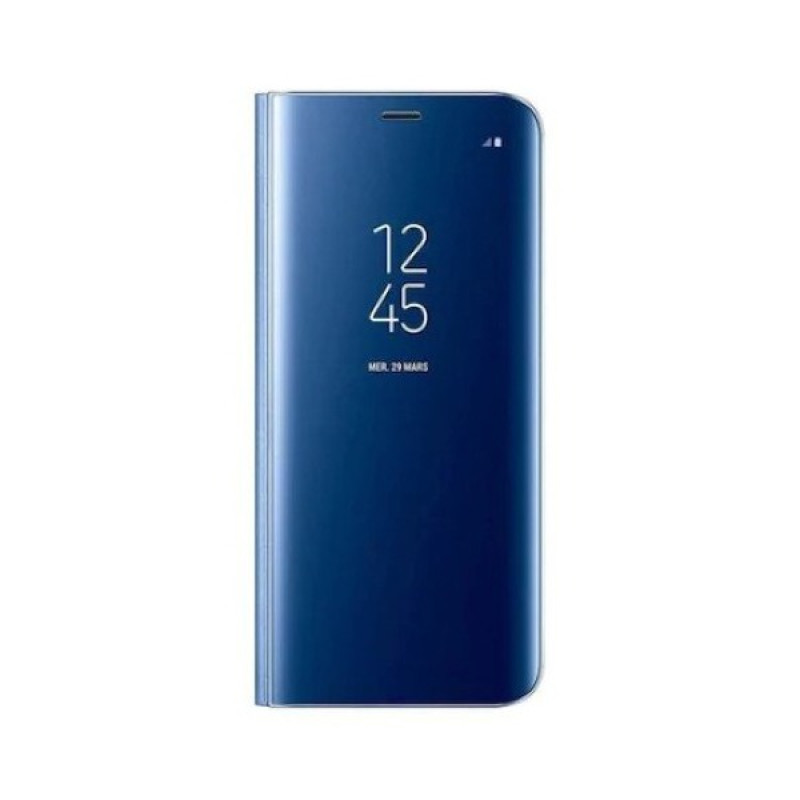 Калъф Clear View Flip Wallet за Huawei Mate 10 Lite, Син
